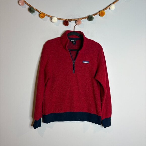 Patagonia Red Woolyester Pullover - Picture 2 of 6